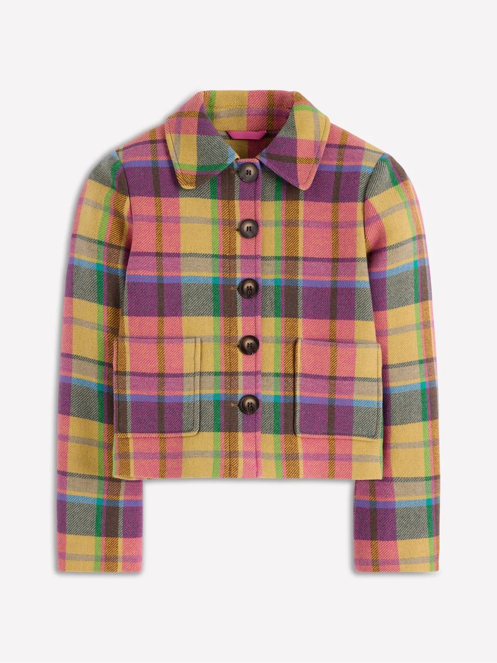 BODEN KNIGHTSBRIDGE WOOL JACKET IN MULTI CHECK - Picture 13 of 13